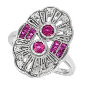 Ruby Diamond Ring (R1180)