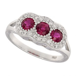 Ruby Diamond Ring (R2060)