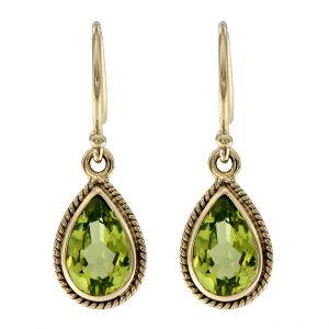Peridot Drop Earrings (E0238)