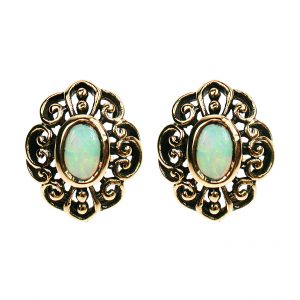 Opal Stud Earrings (E0460)