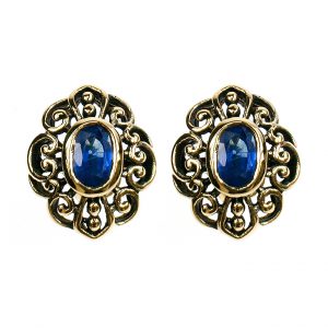 Sapphire Stud Earrings (E0460)