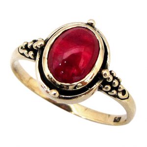 Ruby Solitaire Ring (R0228)