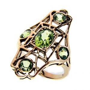 Peridot Engagement Ring (R0867)