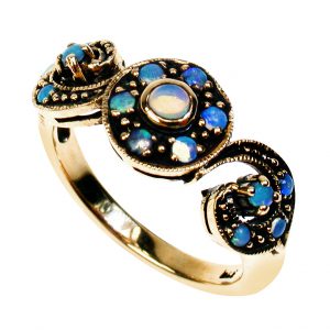 Opal Halo Halo Ring (R0955)