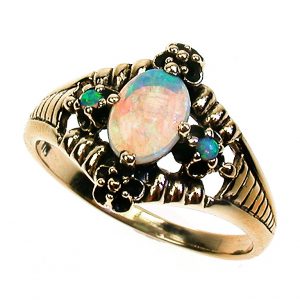 Opal Solitaire Ring (R1202)