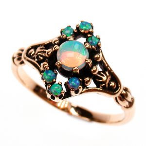 Opal Cluster Ring (R1204)