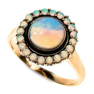 Opal Halo Halo Ring (R1227)