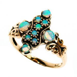 Opal Cluster Ring (R1232)