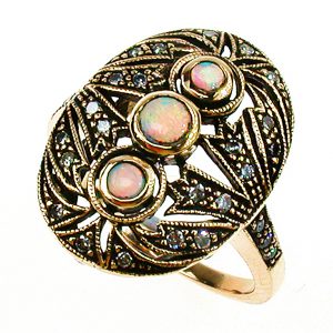 Opal Diamond Cocktail Ring (R1235)