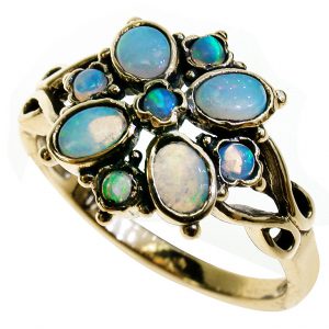 Opal Cluster Ring (R1398)