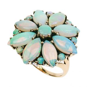 Opal Cluster Ring (R1431)