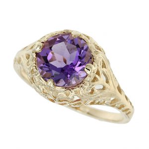 Amethyst Solitaire Ring (R2573)