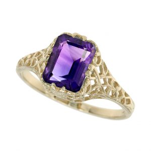 Amethyst Solitaire Ring (R2578)