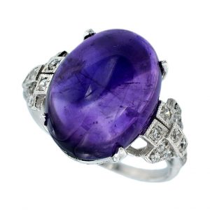 Amethyst Diamond Ring (R2939)
