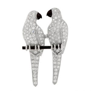 Diamond Bird Animal Brooch (C0120)