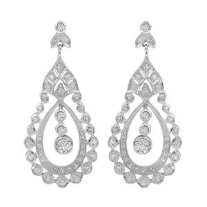 Diamond Drop Earringss (E0700)
