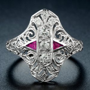Diamond Ruby Ring (R1874)