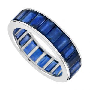 Blue Sapphire Eternity Ring (R3839-S65)