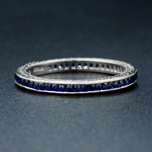 Blue Sapphire Eternity Ring (R3196-S70)