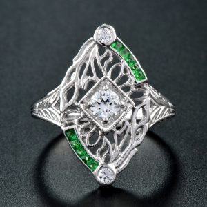 Diamond Emerald Ring (R3892)