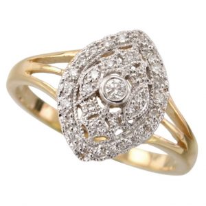 Diamond Halo Ring (R1137)