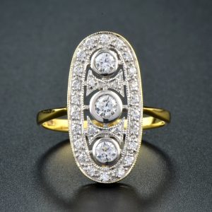 Diamond Three Stone Ring (R1421)