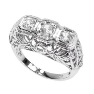 Diamond Three Stone Ring (R1966)