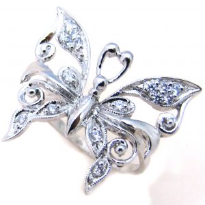 Diamond Butterfly Ring (R2258)