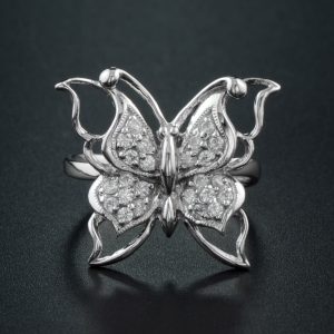 Diamond Butterfly Ring (R2261)