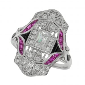 Diamond Ruby Engagement Ring (R2936)