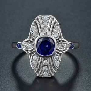 Sapphire Diamond Ring (R3161)