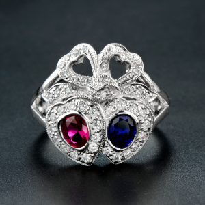 Ruby Diamond Ring (R1063)