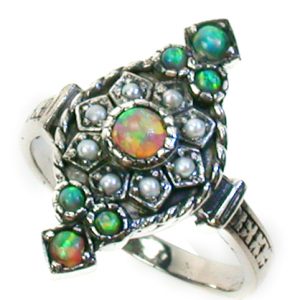 Opal Pearl Cluster Ring (R1214)