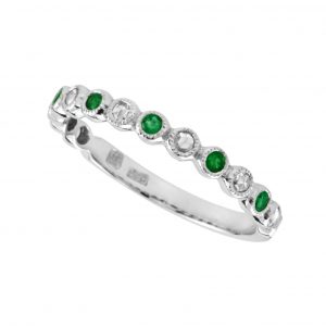 Emerald Diamond Eternity Ring (R2324)