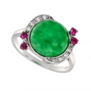 Jade Diamond Ring (R2864)