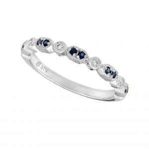 Sapphire Diamond Eternity Ring (R3198)