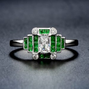 Diamond Emerald Ring (R3862)