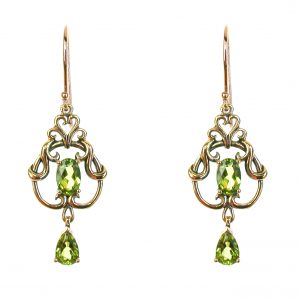 Peridot Dangle Earrings (E0701)
