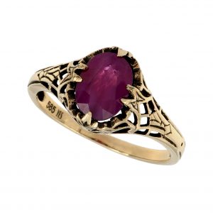 Ruby Solitaire Ring (R0942)