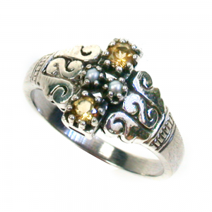 Citrien Pearl Cluster Ring (R1199)