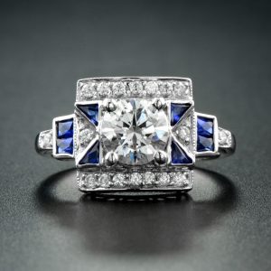 Diamond Sapphire Ring (R3188)