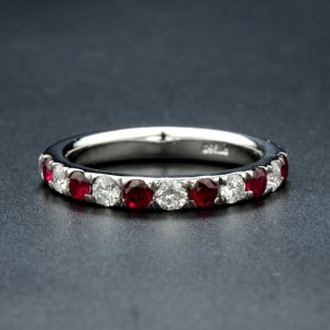 Ruby Diamond Eternity Ring (R3848)