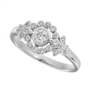 Diamond Halo Cluster Ring (R3917)