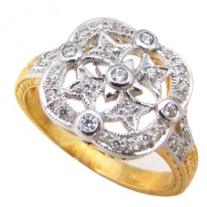 Diamond Cluster Ring (R2221)