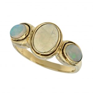 Opal Three Stone Ring (R0353)