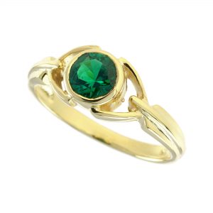 Emerald Engagement Ring (R0646)