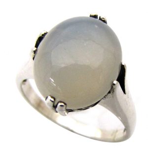Moon Stone Solitaire Ring (R0730)