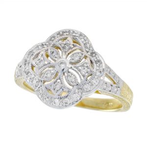 Diamond Halo Cluster Ring (R2226)