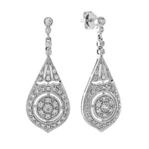 Diamond Drop Earrings (E0394)