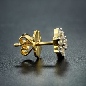 Alternative view of Diamond Stud Earrings (E1969-3)
